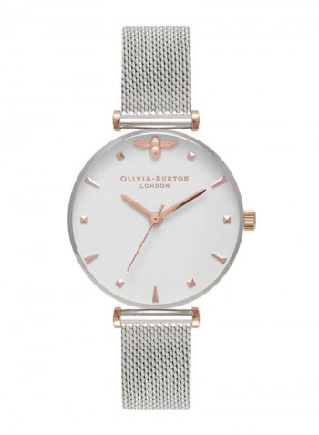 Women's Stainless Steel Queen Bee Analog Watch OB16AM146