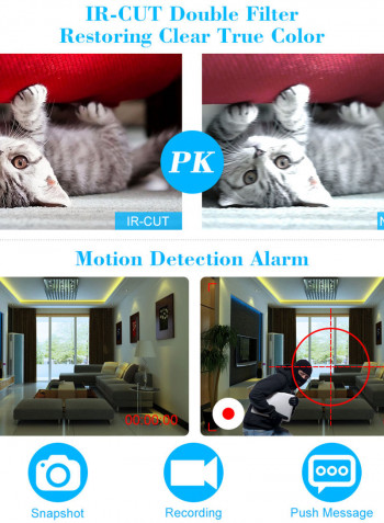 960P HD 360 Degree Wireless Wi-Fi VR IP Camera