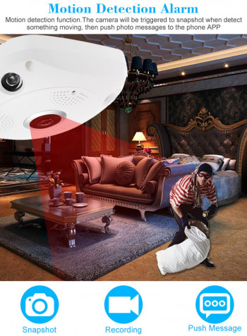 960P HD 360 Degree Wireless Wi-Fi VR IP Camera