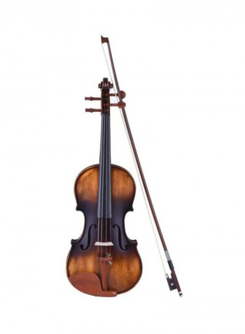 4/4 Full Size Matte-Antique Spruce Top Violin Set