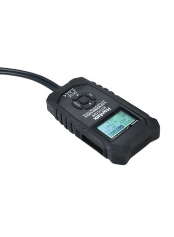 LCD Digital Vehicle Battery Diagnostic Tester Black 0.635kg