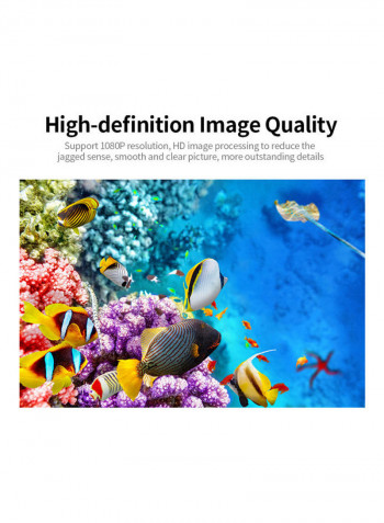 W90 LED Projector Support 1080P W90-B1 Black