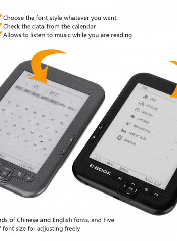 BK-6006 Portable E-Book Reader 8GB