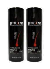 Pack Of 2 Keratin Hair Building Fibers For Hair Loss Black 0.98ounce