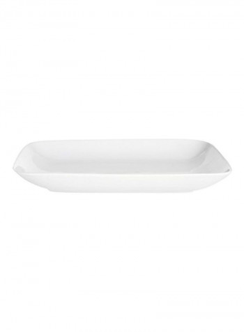 Rectangle Tray White 33x21.8x4.5cm