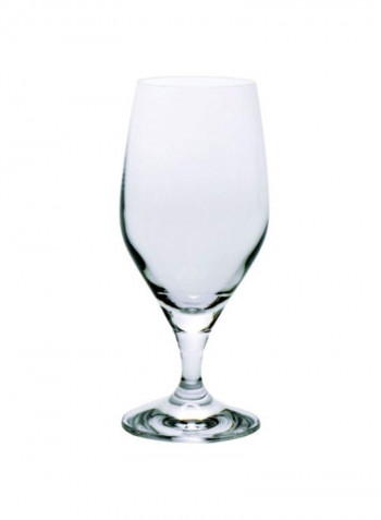 6-Piece Tritan Crystal Beverage Glass Set Clear 13.5ounce