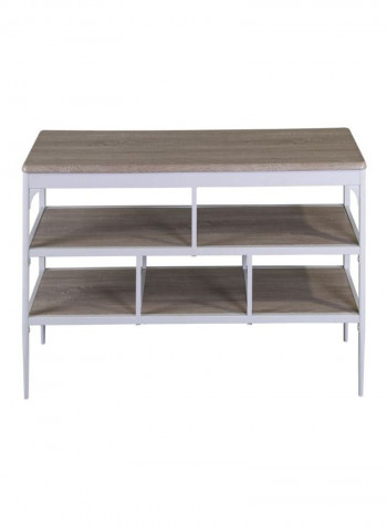 Cooper TV Unit Brown/White 150x45x60centimeter