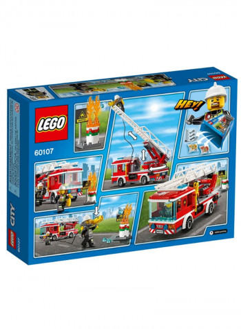 214-Piece City Fire Ladder Truck Buiding Set 60107