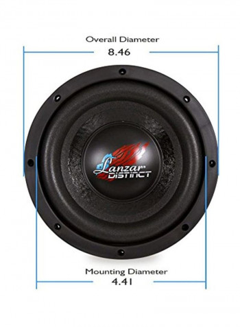 Die Cast Aluminium Basket Car Subwoofer