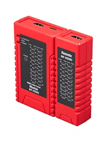 HDMI Signal Tester Red/Black 6.5x4.6x1.6inch
