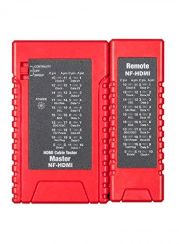 HDMI Signal Tester Red/Black 6.5x4.6x1.6inch