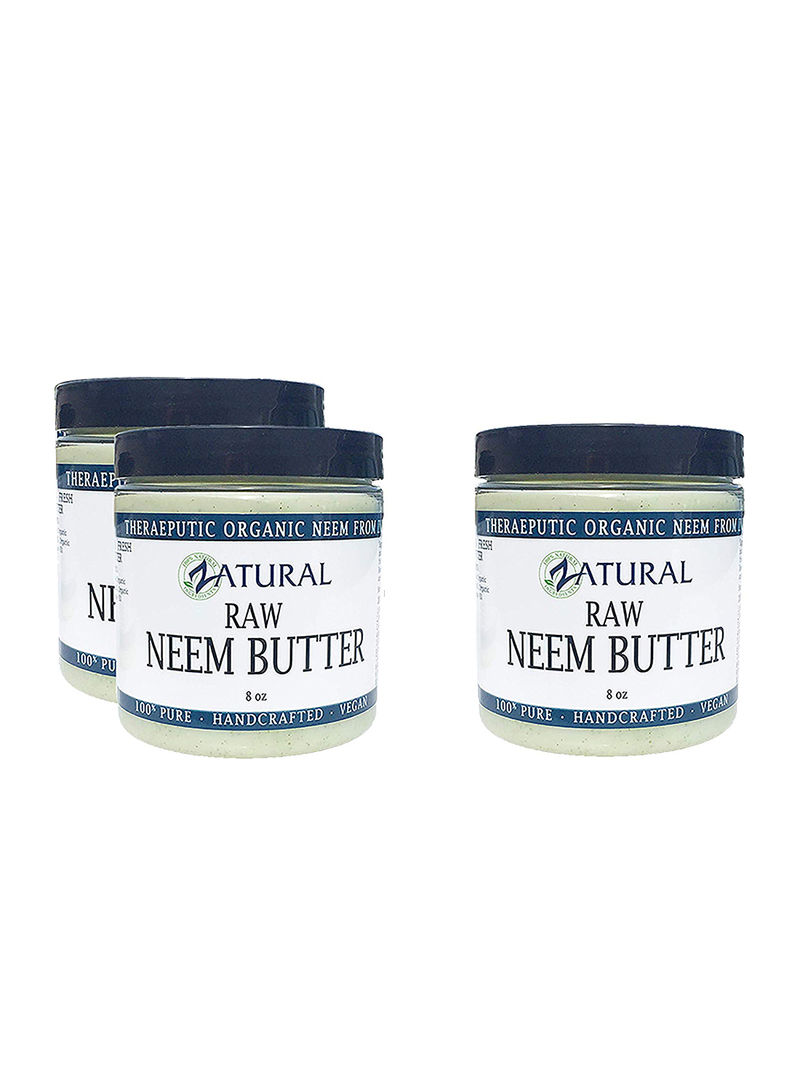 4-Piece Organic Neem And Shea Butter Set Beige 8ounce