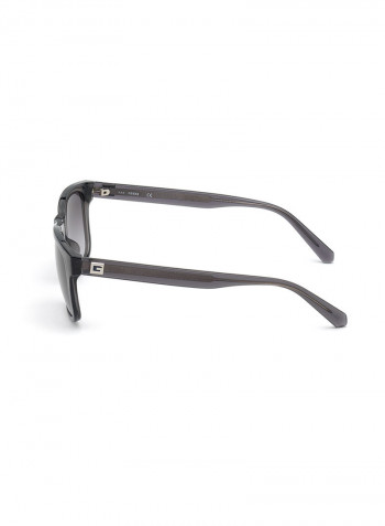 Men's Rectangular Sunglasses - Lens Size: 55 mm