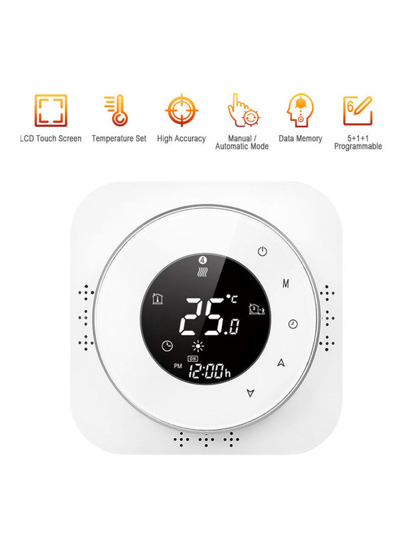 Programmable Thermostat White 10.8x10.8cm