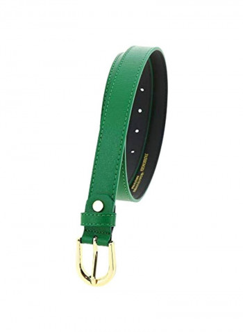 Premium Durable Leather Belt Green