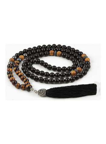 Tiger's Eye & Ebony Tree Mala