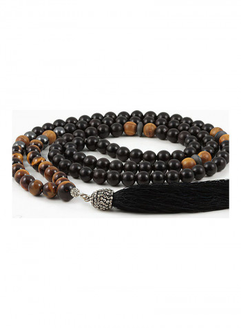 Tiger's Eye & Ebony Tree Mala