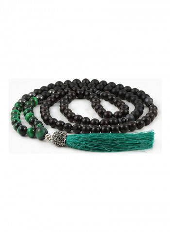 Tiger's Eye & Ebony Tree Mala