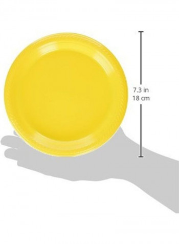 300-Piece Round Plastic Plates
