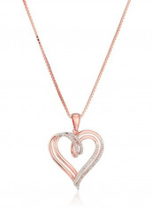 14K Sterling Silver Double Heart Necklace reviews 14K Sterling Silver Double Heart Necklace