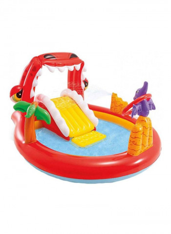 Inflated Happy Dino Play Center 102x65x42inch