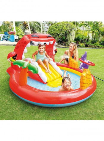 Inflated Happy Dino Play Center 102x65x42inch