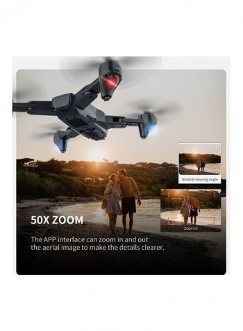 SG701 RC Drone with Camera 4K Dual Camera Wifi FPV Drone Foldable RC Quadcopter with Headless Mode Trajectory Flight with Bag 3 Battery 24.5*8*22cm