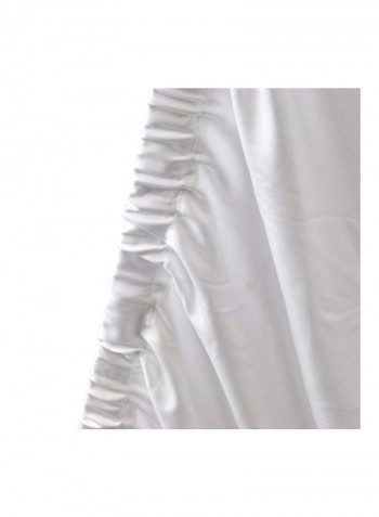2-Sided DJ Speaker And Light Stand Scrim PSCRIMW2 White