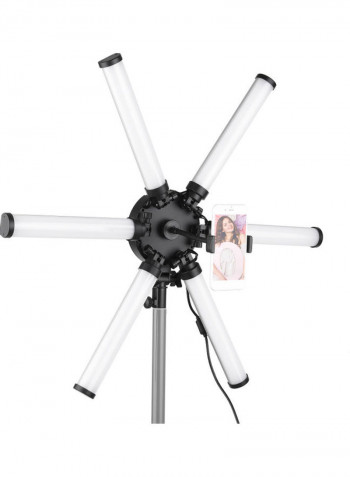 6 Tubes Stick Beauty Light Black/White