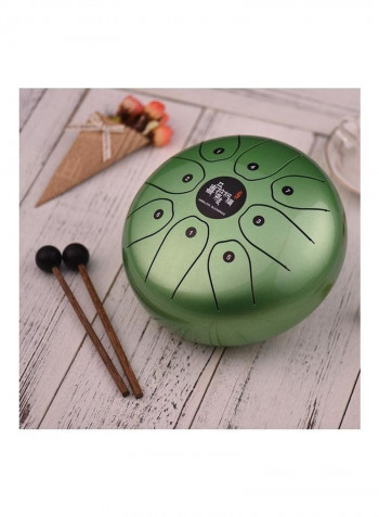 8-Tone Steel Tongue Drum with Carry Bag