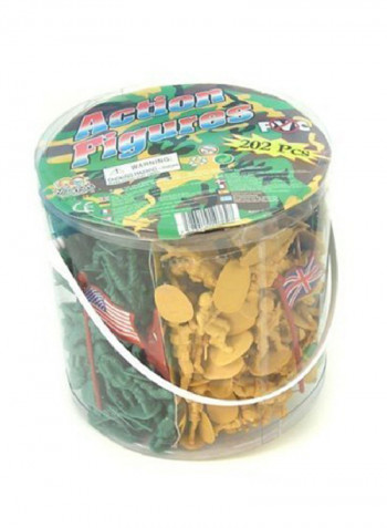 202-Piece Army Men Action Figure