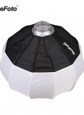 Foldable Lantern Style Ball Shape Soft Box 50cm Black/White