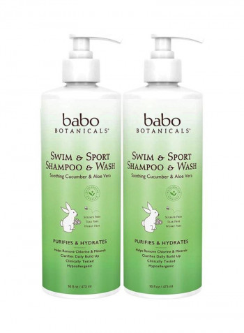 2-Piece Swim And Sport Shampoo And Wash Set