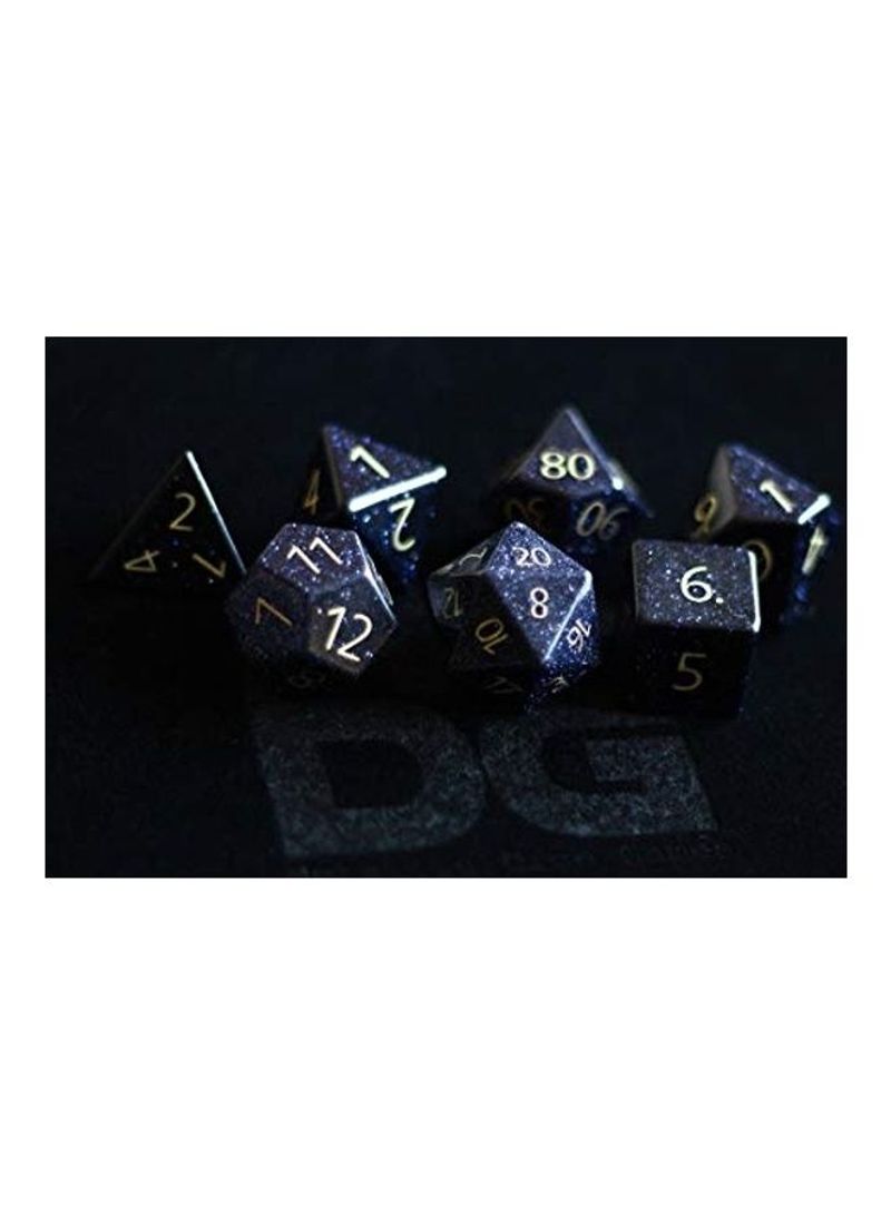 7-Piece Full-Sized Polyhedral Dice Set