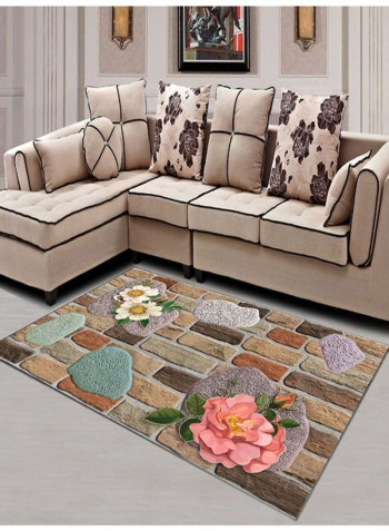 Washable Rug Multicolour 140x200cm