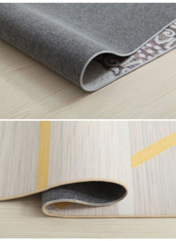 1-Piece Flower Printed Modern Style Floor Mat Multicolour 140x200cm