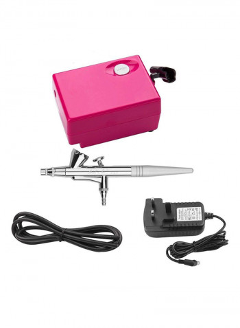 Airbrush Makeup Set فضي