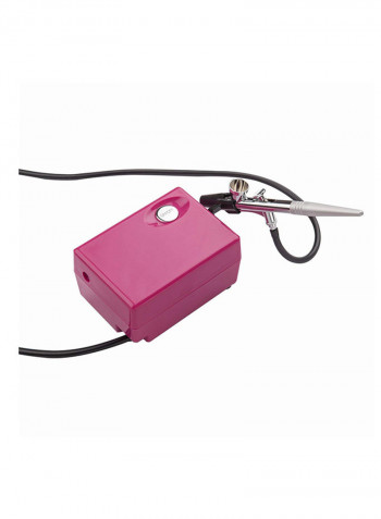 Airbrush Makeup Set فضي