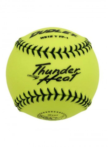 Pack Of 12 Thunder Heat Fast Pitch Softball 11-Inch