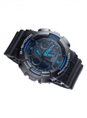 Men's Analog/Digital Speed Indicator Watch GA100-1A2