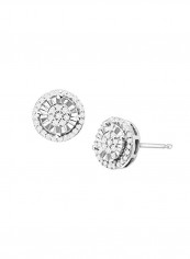 Round 925 Sterling Silver Earrings