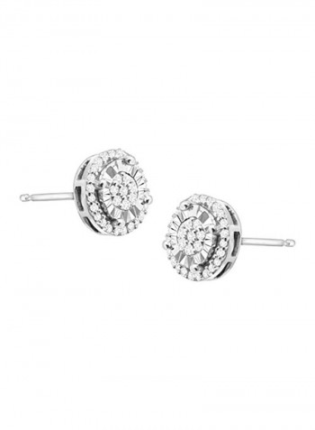 Round 925 Sterling Silver Earrings
