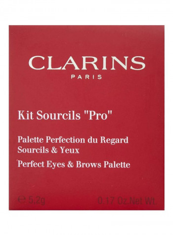 Kit Sourcils Pro Perfect Eyes And Brows Palette Pink/Brown/Black