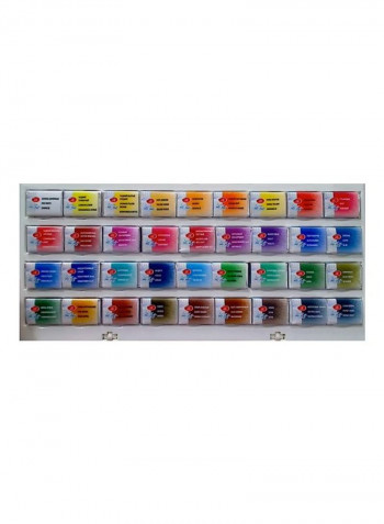 36-Piece St Petersburg Watercolour Set Multicolour