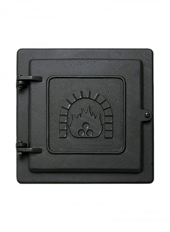 Cast Iron Cleanout Door Black