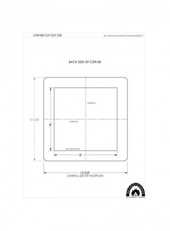 Cast Iron Cleanout Door Black