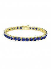 925 Sterling Silver Sapphire Studded Bracelet