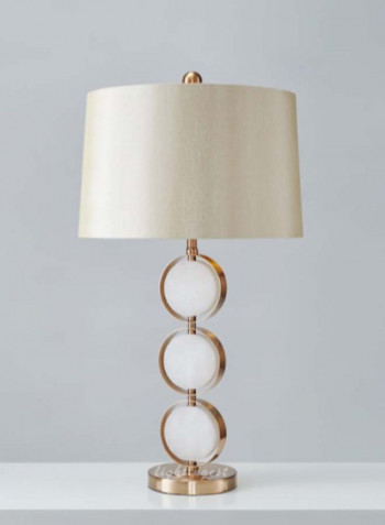 Decorative LED Table Lamp White/Gold
