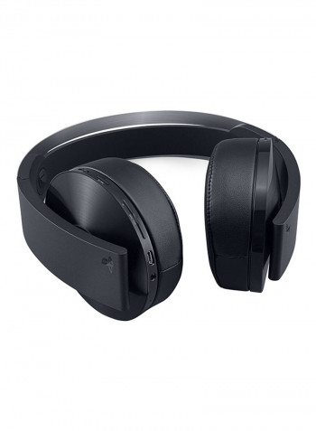 Platinum Wireless Over-Ear Gaming Headphones With Mic For PS4/PS5/XOne/XSeries/NSwitch/PC Black