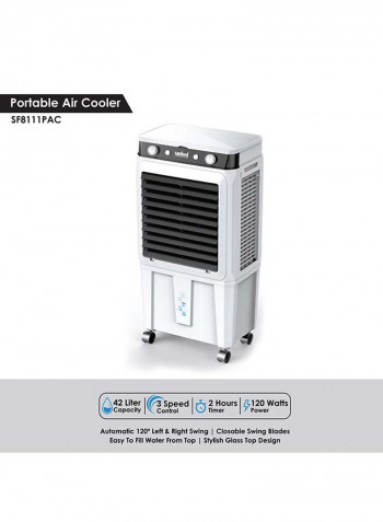 Portable Air Cooler 120 Watts SF8111PAC BS White